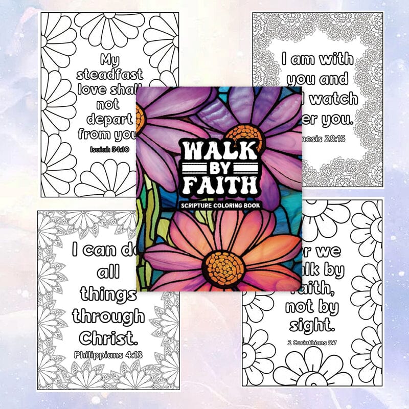 Malbuch „Walk By Faith“