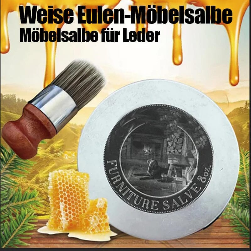 Ledermöbelsalbe mit Pinsel