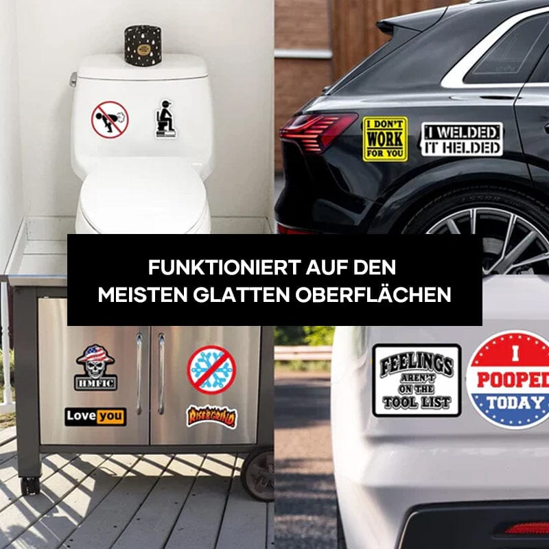 150 personalisierte Aufkleber