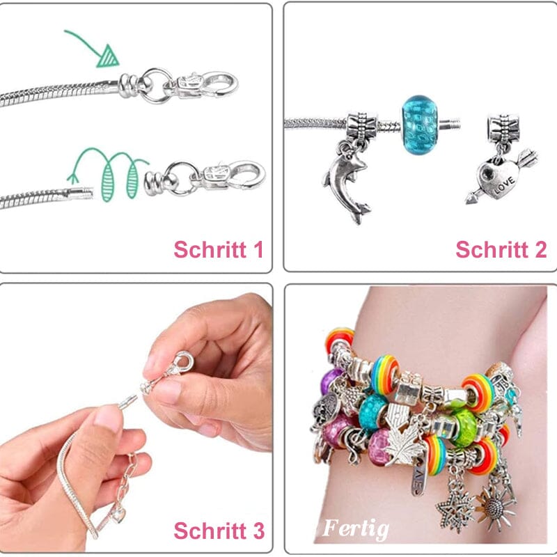 DIY-Charm-Armband für Mädchen