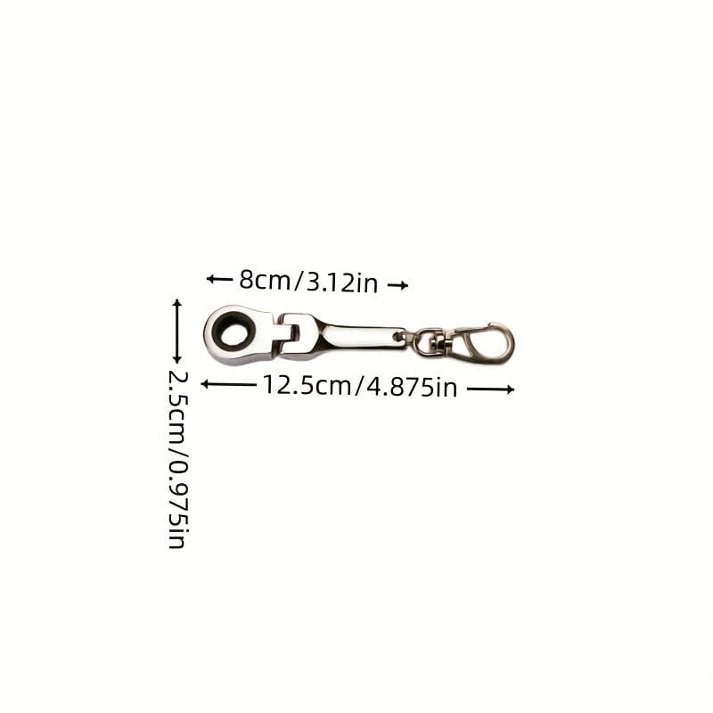 10-mm-Schlüsselanhänger-Werkzeug mit Ratsche
