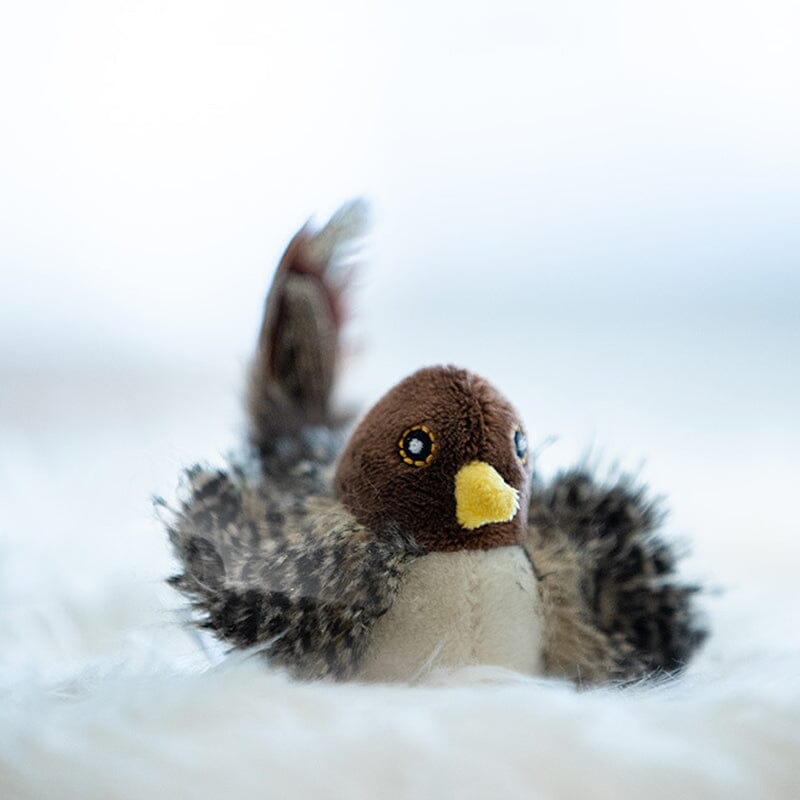 【Bis zu 60% Rabatt】Katzenspielzeug - Simulierter zwitschernder Vogel