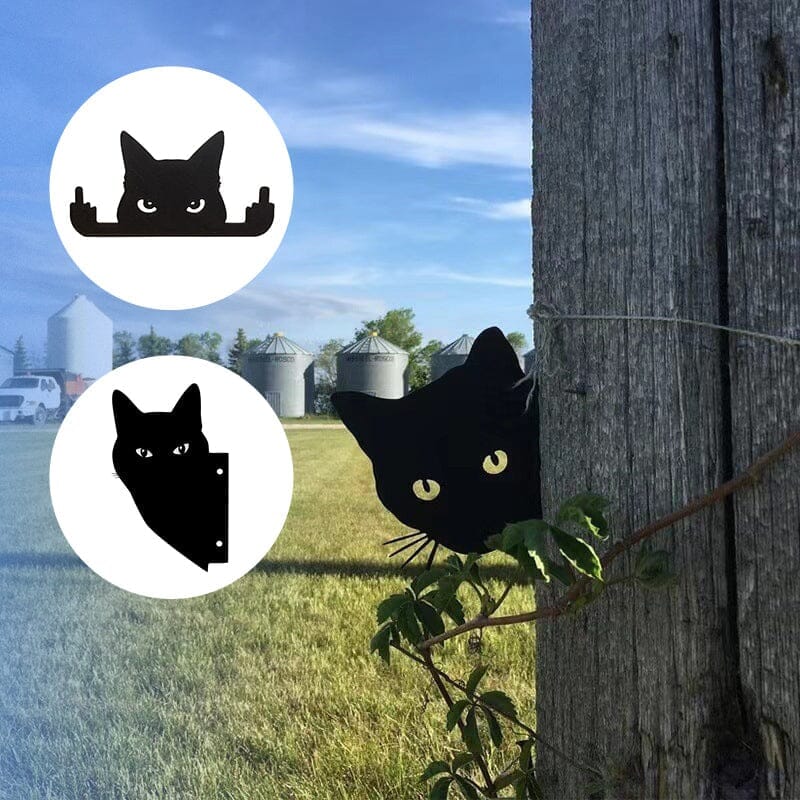 Vorverkauf>>Schwarze Peeping Cat Ornament