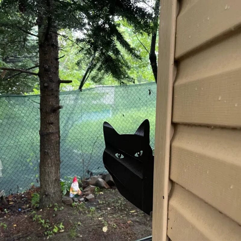 Vorverkauf>>Schwarze Peeping Cat Ornament