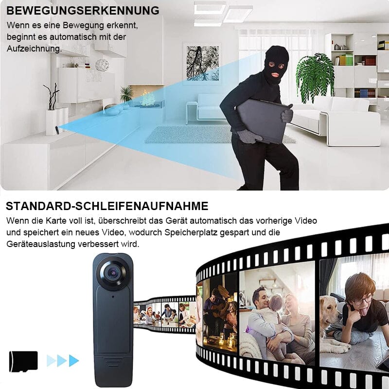 Videorekorder für Mini-Körperkameras