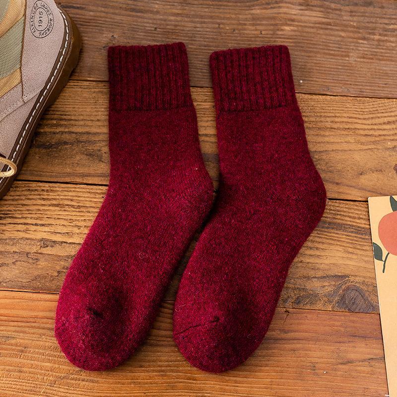 Winter dicker Wollmischung Socken