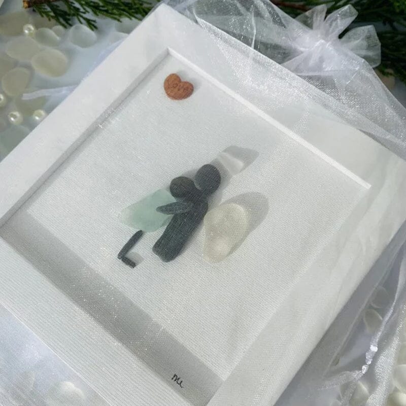 Meer Glas Kunst Sympathie Geschenk