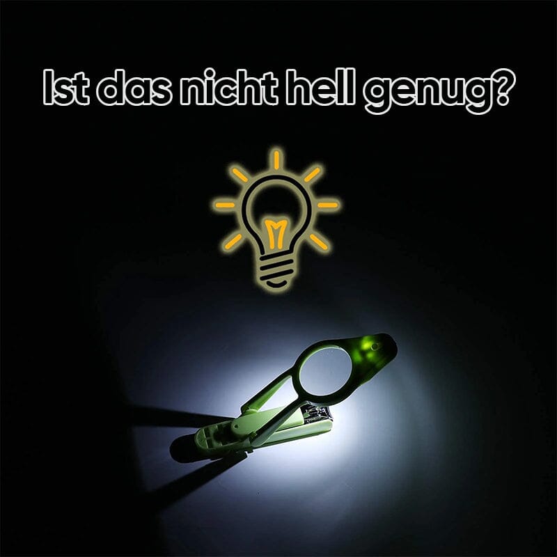 Professionelle Nagelschere mit LED-Lampe