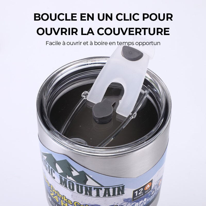 Flacon thermos de voiture en acier inoxydable 304