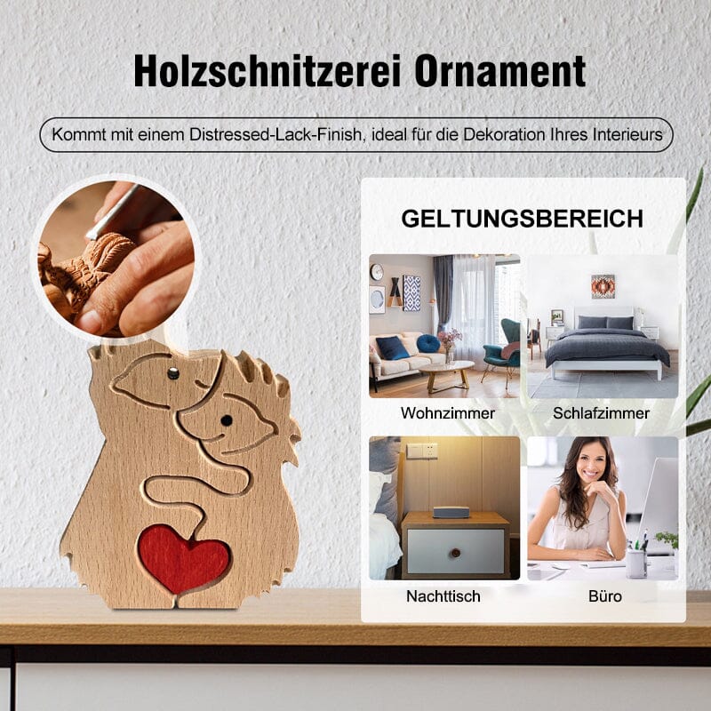 Handgeschnitzt Holzschnitzerei Ornament